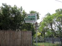 Brisbane - Annerley - Annerley Bowls Club Street Sign (14 Jan 2007)